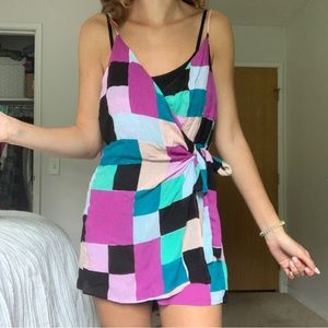 Colorblock Romper